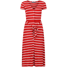 Regatta Women's Maisyn Stripe Shirt Dress - True Red/White Stripe