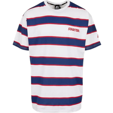 Starter Logo Striped T-shirt - White/Blue