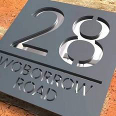Shein Customized Laser Cut Acrylic House Number Plate