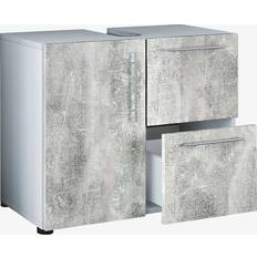 VCM Holz Badmöbel Badunterschrank Flandu