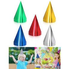 Shein 15pcs Solid Color Cone Party Hats