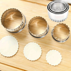 Shein 3Pcs Stainless Steel Dumpling Set Cookie Cutter
