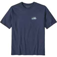 Patagonia Ekologiskt material T-shirts Patagonia Men's '73 Skyline Organic T-shirt - New Navy