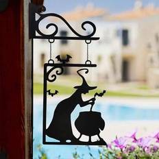 Shein Witch Silhouette Metal Wall Decor