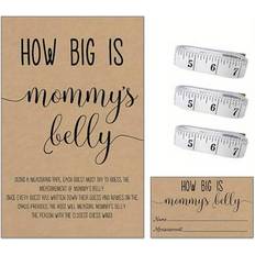 Drinking Games Shein 54pcs How Big Is Mommy's Belly's Neutral Baby Shower Kit