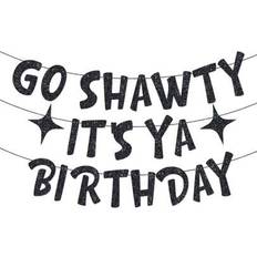 Garlands & Confetti on sale Shein DIY String Glitter 1piece Go Shawty It's Ya Birthday