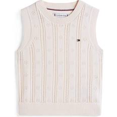 Strickwesten Tommy Hilfiger Pullunder Wollweiß