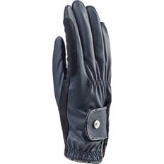 Children Accessories Aubrion Stadium Synthetic Leather Riding Gloves - Navy