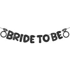 Garlands Shein Gold Glitter Bride To Be Wedding Banner