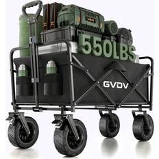 Utility Wagons Shein Folding Wagon 550LBS Heavy Duty Utility Cart