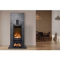 Fire Companion Sets Acantha Tile Hearth Set Slate Effect