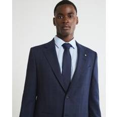 River Island Men Suits River Island Regular Fit Check Suit Jacket - Blue
