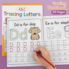 Activity Books Handwriting Workbook For Kids Ages 3-5 Alphabet Number Tracing Practice