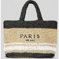 Black Beach Bags on sale Shein Retro Summer Seaside Vacation Beach Bag Large Capacity - Colors