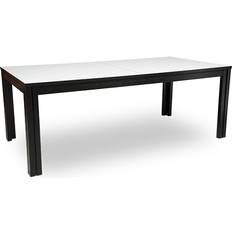 Skovby Sm24 Bord Svart Ek Lack Vit Laminat Matbord