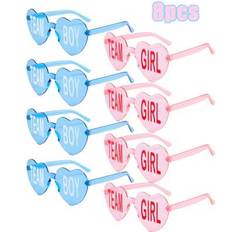 Photo Props, Party Hats & Sashes Shein Baby Shower Gender Reveal Glasses 2 8 12pcs