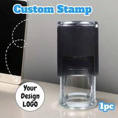 Postage & Packaging Supplies Shein Custom Round Logo Design Stamp 2 Sizes 42mm