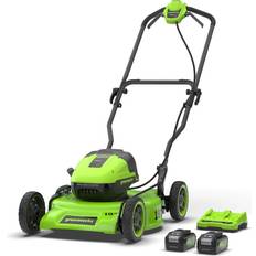 Lawn Mowers Greenworks MO48L 48v Cordless Brushless Rotary Lawnmower 460mm Battery Powered Mower