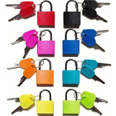 Shein 2pcs Small Padlock With Key