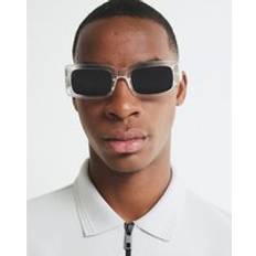 Men Sunglasses River Island Square Sunglasses - White