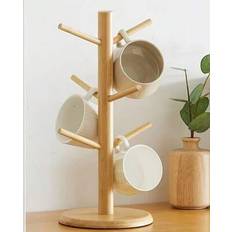 Hooks & Hangers on sale Shein Wooden Mug Holder Rack Organizer Hook & Hanger