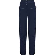Blue Rain Trousers Mountain warehouse Womens Ladies Avalanche RECCO High Waist Ski Trousers - Dark Blue