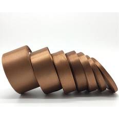 Brown Gift Wrap Ribbons Shein Coffee Brown Satin Ribbon For Handmade Bow