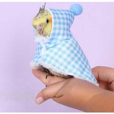 Capes & Ponchos Shein Parrot Cape Thickened Bird Checked Cloak Garment With Tiger Peony Pattern - Warm