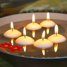 Shein White Smokeless Floating Candles Candle 10pcs