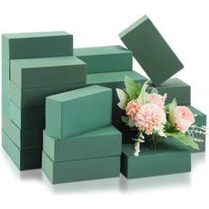 Foam Flower Holder for Fresh and Artificial Flower Arrangements Green