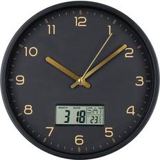 House Nordic Amiens Black Vægur 25cm