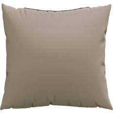 vidaXL Sofapuder 4 Stk 60x60 cm Stof Gråbrun Stolehynde Grå