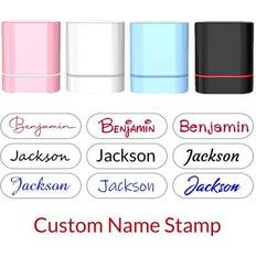 Stamps & Stamp Supplies Shein 1pc Custom Solid Color Name Stamp For Clothing Kids