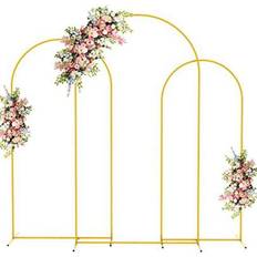 Shein Gold Metal Arch Backdrop Stand Set