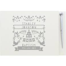 Guest Books Personalised Memento Company Grey Papercut Style Hardback 27 x 18 x 2cm