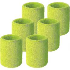 Wristbands Kikidex 6 Pack Tennis Wrist Sweatbands - Black