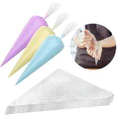Shein 100pcs Transparent Reusable Cream Piping Bags Icing Bag