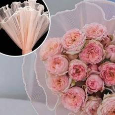 Shein Wrinkled Organza Ribbon Pearl Yarn