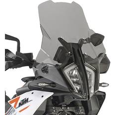 Motorrad Fußrasten Givi Windshield for Motorcycles and Scooters D7716S - Tall Transparent
