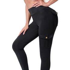 Black - Running Tights & Stay-Ups Shein Summer Workout 1pc Sports Yoga Leggings - Multi Pockets