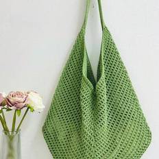 Green Beach Bags Shein Beach Bag Large Capacity Tote Straw - Suitable