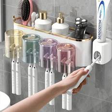 Toothbrush Holders on sale Shein Toothbrush Holder With 2 Or 3 Or 4 Cups