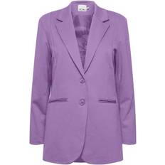 Purple - Women Blazers Ichi Blazer Kate SUS - Violet