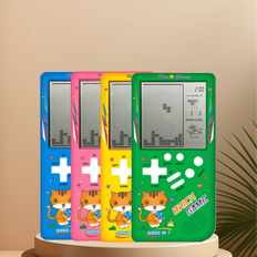 Game Consoles Shein Retro Big Screen Brick Game Console 9999