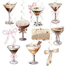 Streamers Shein Espresso Martini Party Hanging Swirl Decor