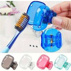 Bathroom Accessories Shein Travel Home Toothbrush Holder Clip 2-5pcs