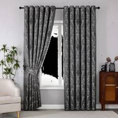 Curtains & Accessories Rosalind Wheeler Deshaunta Polyester Room Darkening Grommet 117cm x 228cm