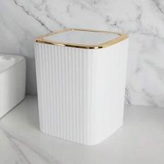 Shein A Light Luxury Platinum Plated Bathroom Toilet Can