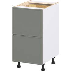 Kitchen Units Hugo&Borg Concord Fully Assembled Cabinet Flat Panel Slim Shaker - Green