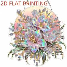 Multicoloured Diamond Paintings Shein 2D Flat Printing Diamond Painting Decor